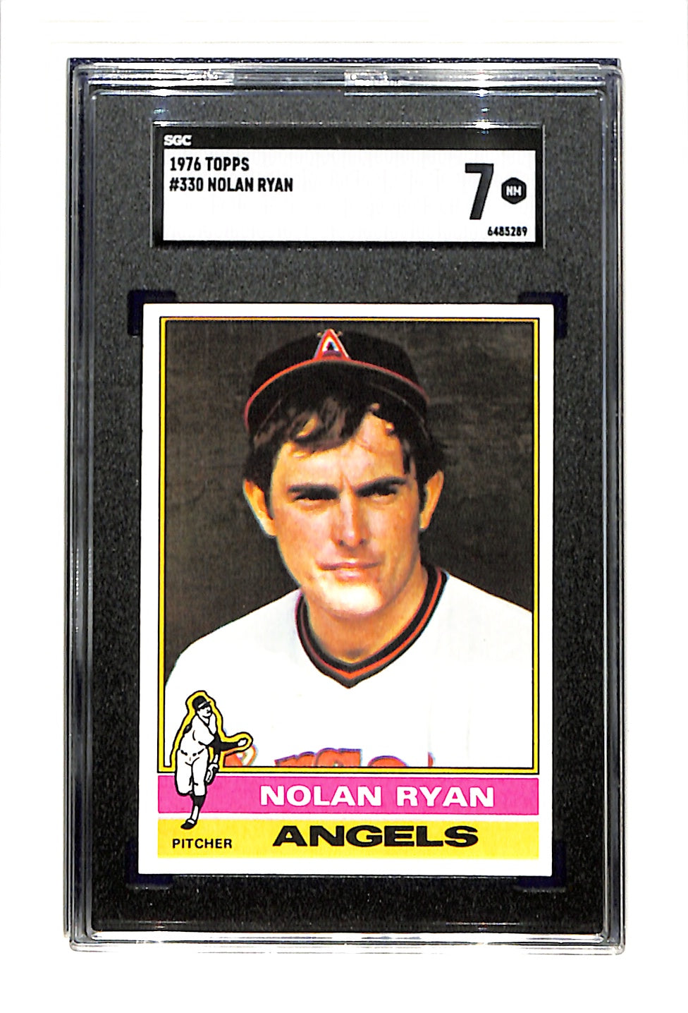 1976 Topps #330 Nolan Ryan SGC 7 SN 6485289