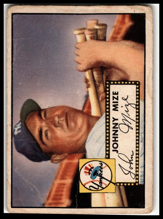 1952 Topps #129 Johnny Mize