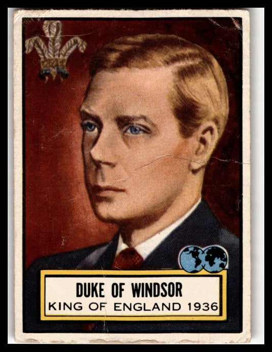 1952 Topps Look 'n See (R714-16) #103 Duke of Windsor Poor