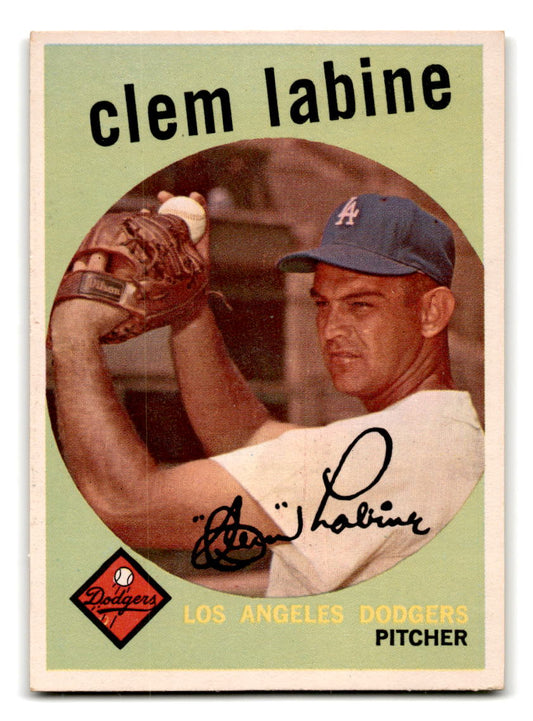 1959 Topps #403 Clem Labine Los Angeles Dodgers EX