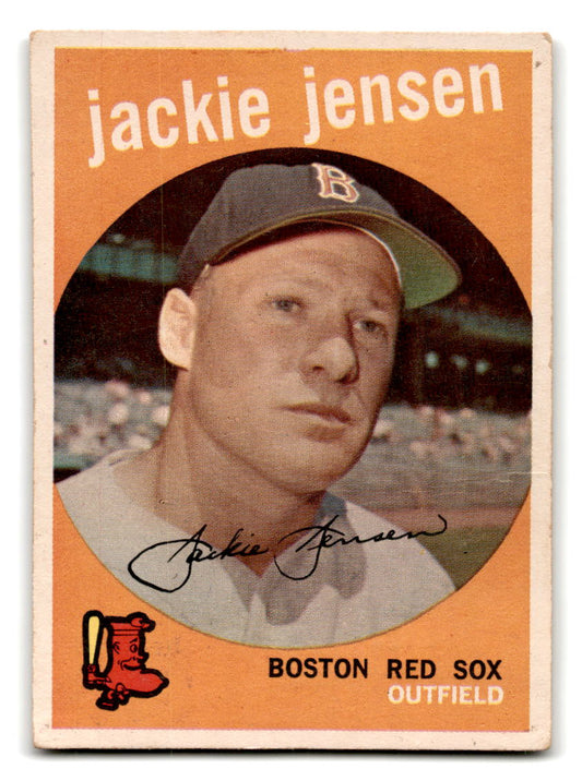 1959 Topps #400 Jackie Jensen Boston Red Sox VG