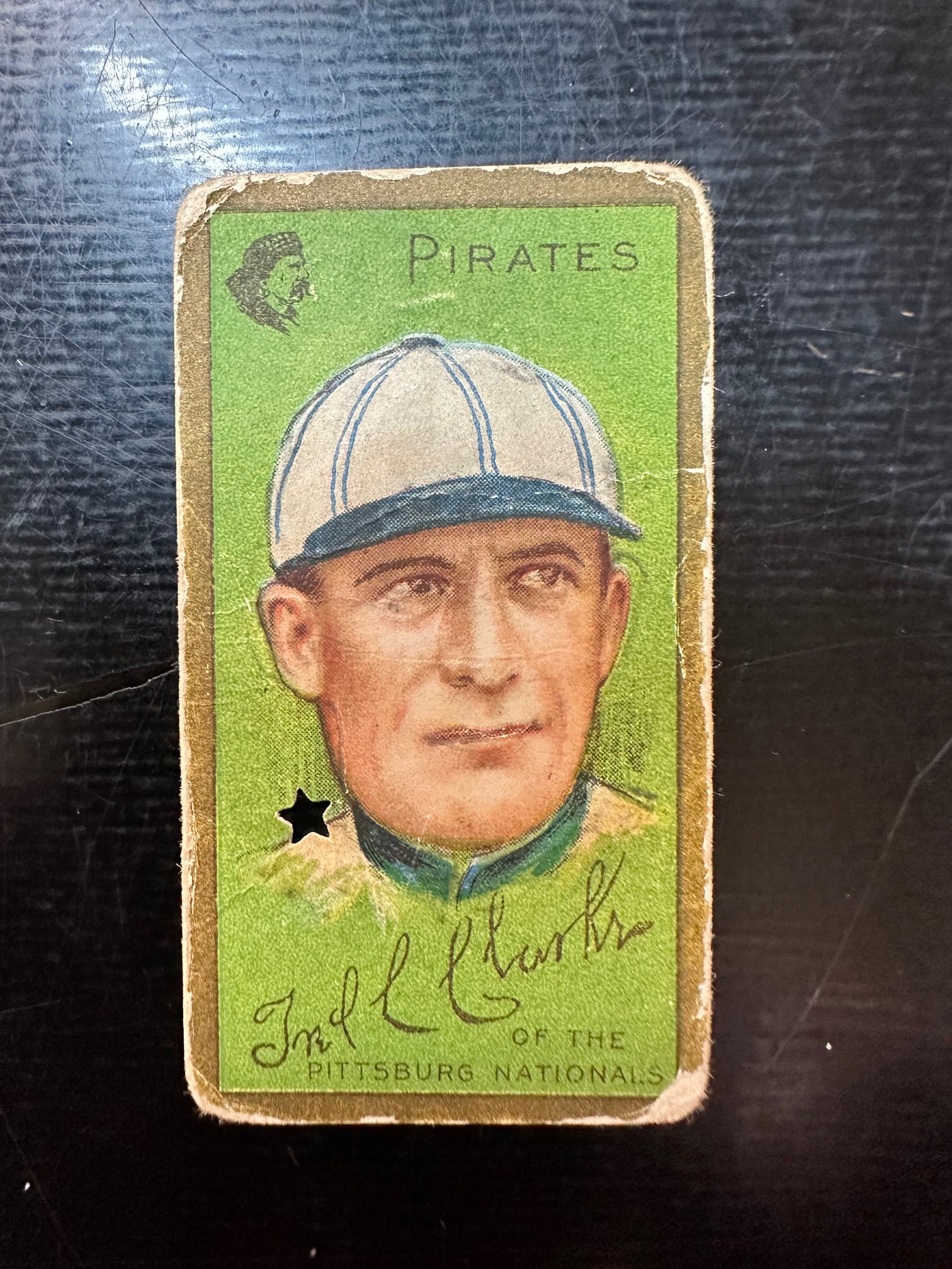 1911 T205 Gold Border Cycle 400 Fred Clarke Pittsburgh - filler – Hall ...